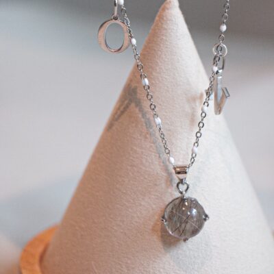 pet hair whiskers necklace  | 項鏈配寵物鬍鬚吊墜 - Image 4